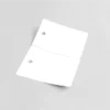 twee Laserprint labels van 105x148mm op A5 laservellen
