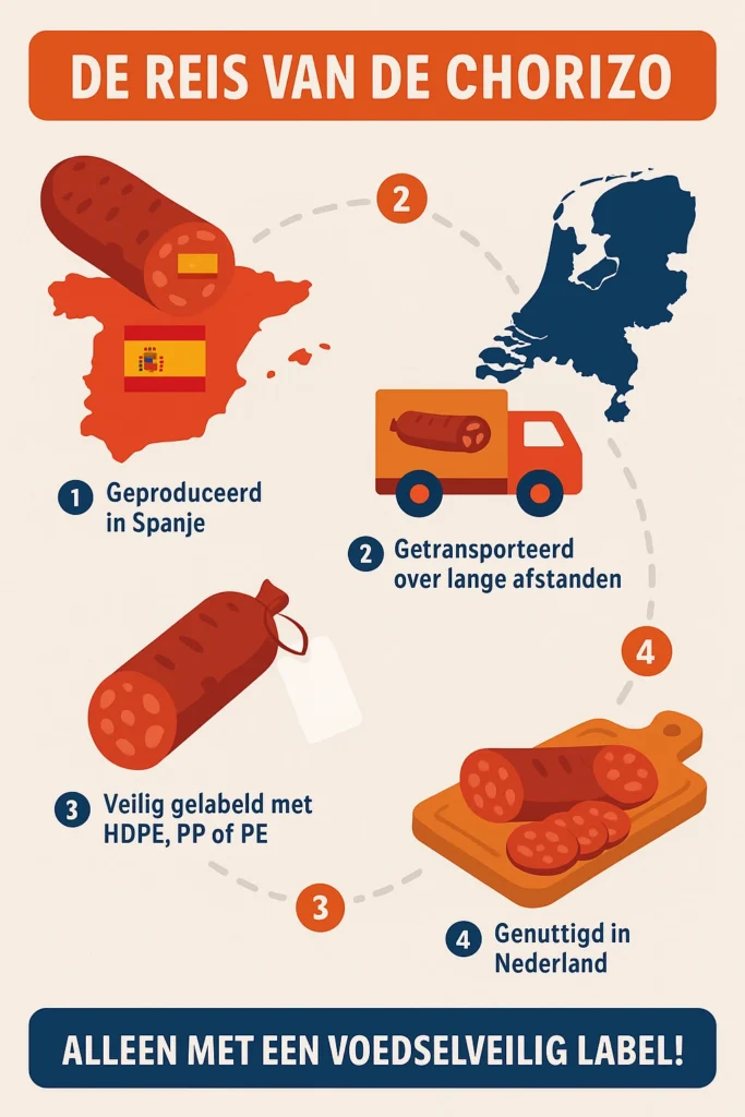Hoe voedseletiketten bijdragen in het vervoer van worsten